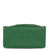 Chanel Small 25 Hobo Bag Green Caviar Gold Hardware - Thumbnail View 6