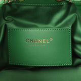 Chanel Small 25 Hobo Bag Green Caviar Gold Hardware - Thumbnail View 9