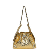 Chanel Small 25 Hobo Bag Gold Metallic Calfskin Silver Hardware - Thumbnail View 7