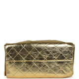 Chanel Small 25 Hobo Bag Gold Metallic Calfskin Silver Hardware - Thumbnail View 6