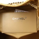 Chanel Small 25 Hobo Bag Gold Metallic Calfskin Silver Hardware - Thumbnail View 9