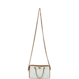 Chanel Coco Beach Mini Timeless Classic Barrel Bag with Chain Light Blue Denim and Brown Calfskin Gold Hardware - Thumbnail View 7