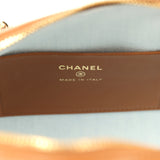 Chanel Coco Beach Mini Timeless Classic Barrel Bag with Chain Light Blue Denim and Brown Calfskin Gold Hardware - Thumbnail View 9
