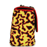 Chanel Maxi "Magma" Flap Bag Yellow, Red, Black Mixed Fibers Gold Hardware - Thumbnail View 3