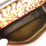 Chanel Maxi "Magma" Flap Bag Yellow, Red, Black Mixed Fibers Gold Hardware - Thumbnail View 10