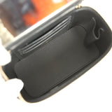 Chanel Small Vanity Case Black Raffia Light Gold Hardware - Thumbnail View 9