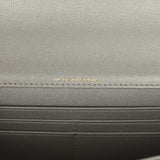 Chanel Long Top Handle Clutch with Chain Metallic Silver Caviar Gold Hardware - Thumbnail View 10