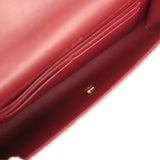 Chanel Long Top Handle Clutch with Chain Dark Burgundy Lizard Embossed Calfskin Gold Hardware - Thumbnail View 9