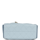 Chanel Mini 25 Hobo Bag Light Blue Caviar Gold Hardware - Thumbnail View 6