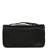 Chanel Maxi "Souplissimo" Small Flap Bag Black Grained Calfskin Silver Hardware - Thumbnail View 4