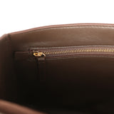 Chanel Maxi "Souplissimo" Small Flap Bag Dark Brown Suede Gold Hardware - Thumbnail View 10