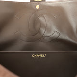 Chanel Maxi "Souplissimo" Small Flap Bag Dark Brown Suede Gold Hardware - Thumbnail View 11