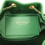 Chanel Mini 25 Hobo Bag Green Caviar Gold Hardware - Thumbnail View 9