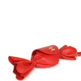 Chanel Mini Candy Bag Charm Red Lambskin Gold Hardware - Thumbnail View 2