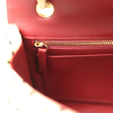 Chanel "Cheetah Print" Medium Flap Bag Light Beige Calf Hair and Black Lambskin Gold Hardware - Thumbnail View 10