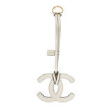 Chanel CC Logo Bag Charm White Lambskin Gold Hardware - Thumbnail View 6