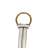 Chanel CC Logo Bag Charm White Lambskin Gold Hardware - Thumbnail View 4