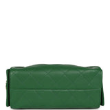 Chanel Mini 25 Hobo Bag Green Caviar Gold Hardware - Thumbnail View 6