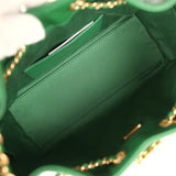 Chanel Mini 25 Hobo Bag Green Caviar Gold Hardware - Thumbnail View 8