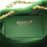 Chanel Mini 25 Hobo Bag Green Caviar Gold Hardware - Thumbnail View 9