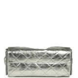 Chanel Mini 25 Hobo Bag Metallic Silver Caviar Gold Hardware - Thumbnail View 6