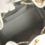 Chanel Mini 25 Hobo Bag Metallic Silver Caviar Gold Hardware - Thumbnail View 8
