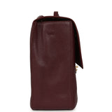 Chanel Maxi "Souplissimo" Large Flap Bag Dark Burgundy Caviar Gold Hardware - Thumbnail View 3