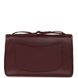Chanel Maxi "Souplissimo" Large Flap Bag Dark Burgundy Caviar Gold Hardware - Thumbnail View 4