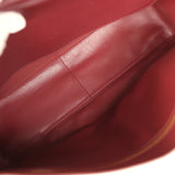 Chanel Maxi "Souplissimo" Large Flap Bag Dark Burgundy Caviar Gold Hardware - Thumbnail View 9