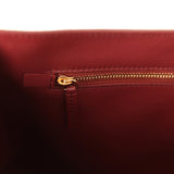 Chanel Maxi "Souplissimo" Large Flap Bag Dark Burgundy Caviar Gold Hardware - Thumbnail View 10