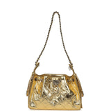 Chanel Mini 25 Hobo Bag Metallic Gold Calfskin Silver Hardware - Thumbnail View 7