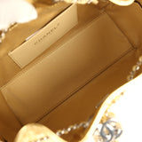 Chanel Mini 25 Hobo Bag Metallic Gold Calfskin Silver Hardware - Thumbnail View 8