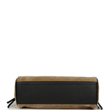 Chanel Medium "Urban Essential" East West Shopping Tote Black Grained Calfskin and Beige Suede Gold Hardware - Thumbnail View 6