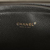 Chanel Medium "Urban Essential" East West Shopping Tote Black Grained Calfskin and Beige Suede Gold Hardware - Thumbnail View 10