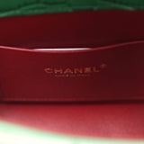 Chanel Mini Top Handle "Turn Around" Flap Bag Green Croc Embossed Calfskin Gold Hardware - Thumbnail View 9