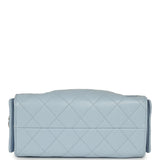Chanel Mini 25 Hobo Bag Light Blue Caviar Gold Hardware - Thumbnail View 6