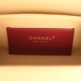 Chanel Preppy Coco Bowling Bag Dark Beige Shiny Caviar Brushed Gold Hardware - Thumbnail View 9