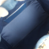 Chanel Small 25 Hobo Bag Blue Washed Denim Light Gold Hardware - Thumbnail View 8