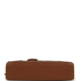 Chanel "Supple" Top Handle Long Vanity Case with Chain Camel Grained Calfskin Gold Hardware - Thumbnail View 6