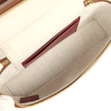 Chanel "Supple" Top Handle Long Vanity Case with Chain Camel Grained Calfskin Gold Hardware - Thumbnail View 8