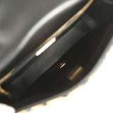 Chanel Mini Cheetah Print Flap Bag Orange, Black Sequin Gold Hardware - Thumbnail View 8