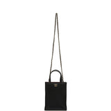 Chanel Mini "Grocery Bag" with Chain Black Calfskin Gold Hardware - Thumbnail View 6