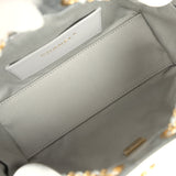 Chanel Mini 25 Hobo Bag Metallic Silver Caviar Gold Hardware - Thumbnail View 8