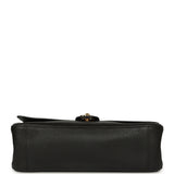 Chanel Maxi "Souplissimo" Small Flap Bag Black Grained Calfskin Gold Hardware - Thumbnail View 6