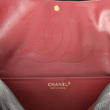 Chanel Maxi "Souplissimo" Small Flap Bag Black Grained Calfskin Gold Hardware - Thumbnail View 11