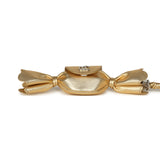 Chanel Mini Candy Bag Charm Light Gold Metallic Lambskin Silver Hardware - Thumbnail View 4