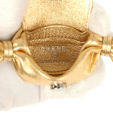Chanel Mini Candy Bag Charm Light Gold Metallic Lambskin Silver Hardware - Thumbnail View 8