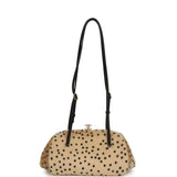 Chanel Cheetah Print Clutch with Leather Straps Light Beige Calf Hair, Black Leather Gold Hardware - Thumbnail View 7