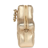 Chanel "Hollywood Boulevard" Backpack with Star Coin Purse Metallic Gold Mirror and Metallic Calfskin Light Gold Hardware - Thumbnail View 7