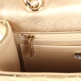 Chanel "Hollywood Boulevard" Backpack with Star Coin Purse Metallic Gold Mirror and Metallic Calfskin Light Gold Hardware - Thumbnail View 11